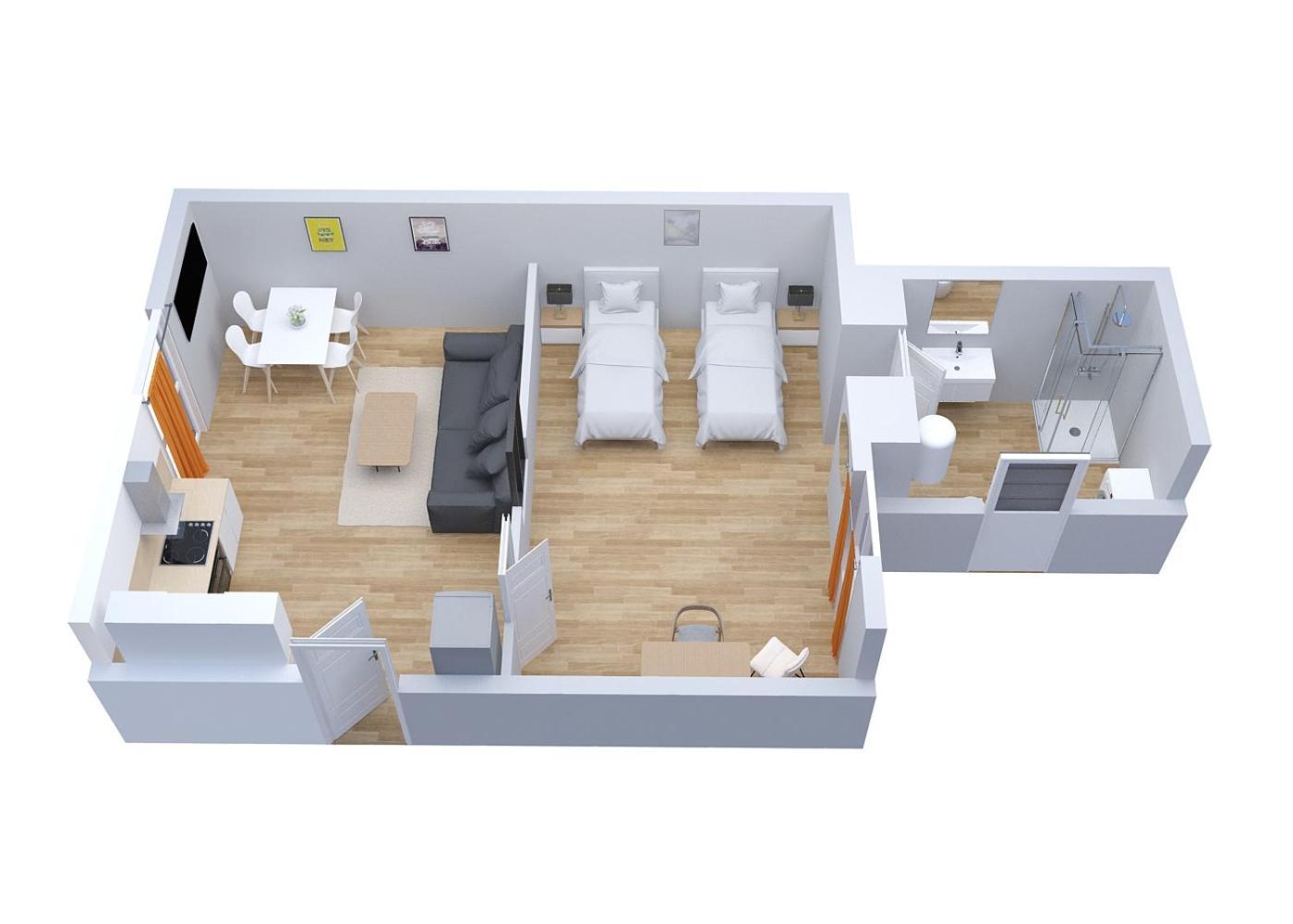 Appartsaintnazaire - Saint Nazaire - 5 Appartements - Centre Ville Dış mekan fotoğraf
